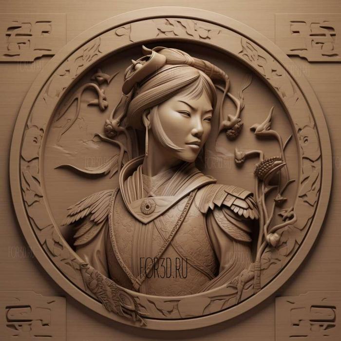 Mulan Mulan 1 stl model for CNC